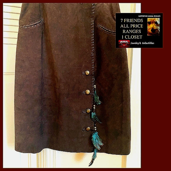 Double D Ranch Real Leather Skirt Supports Horse Rescue 🐎 - Picture 5 of 7